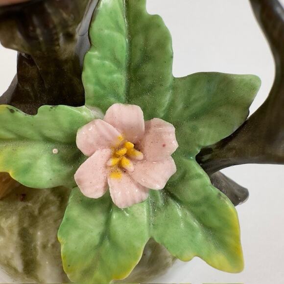 TAJ Importing Robin On Branch Bird Music Box Porcelain Japan/San Francisco VTG - Picture 3 of 16